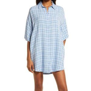 NWT Treasure & Bond Short Sleeve Mini Shirtdress | M